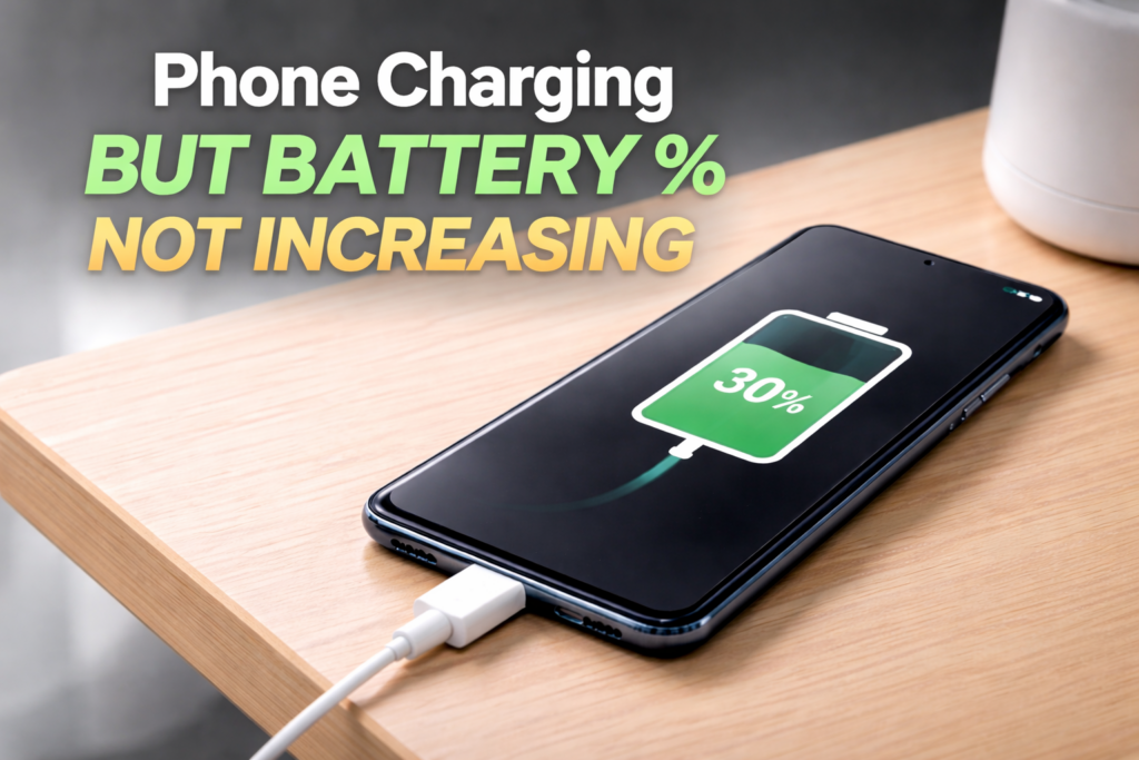 Phone Charging But Battery Percentage Not Increasing Fix